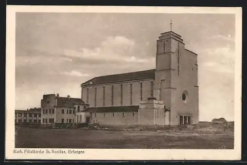 AK Erlangen, Kath. Filialkirche St. Bonifaz