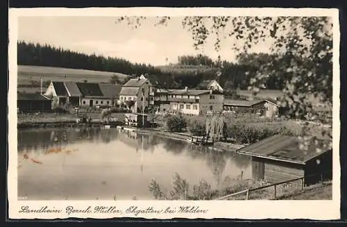 AK Ehgatten b. Welden, Landheim Bernh. Müller