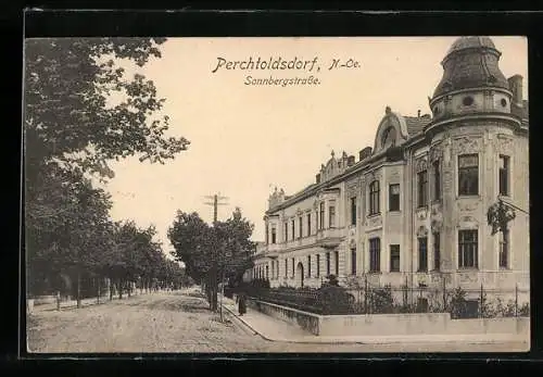 AK Perchtoldsdorf /N.-Oe., Sonnbergstrasse mit prächtigen Gebäuden