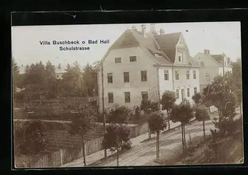 AK Bad Hall, Villa Buschbeck, Schulstrasse