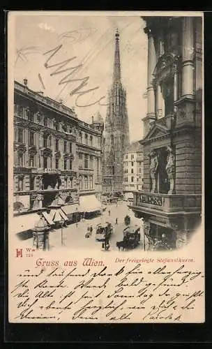 AK Wien, Der freigelegte Stefansturm