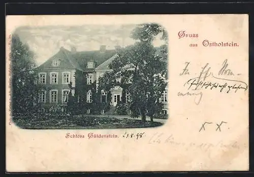 AK Güldenstein, Schloss mit Garten