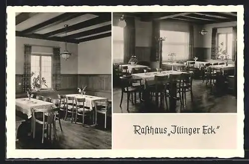 AK Illingen / Württ., Rasthaus Illinger Eck, Inh.: R. Ebel