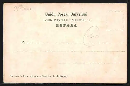 AK Icod de los Vinos /Teneriffa, Panorama aus der Vogelschau