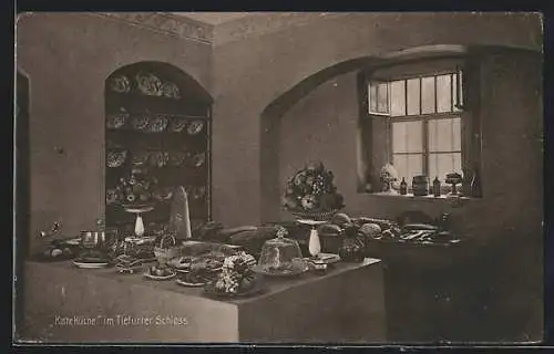 AK Weimar / Thüringen, Kalte Küche im Schlösschen zu Tiefurt