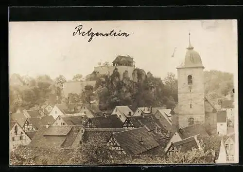 AK Reitzenstein, Teilansicht mit Kirche