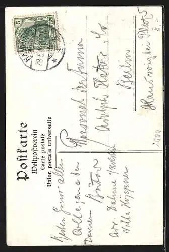 AK Alt-Hamburg, Speicherhäuser am Hopfenmarktfleet