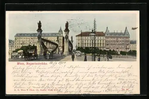 AK Wien, Verkehr auf der Augartenbrücke