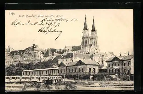 AK Klosterneuburg /N.-Oe., P. P. Augustiner Chorherrenstift und Kirche