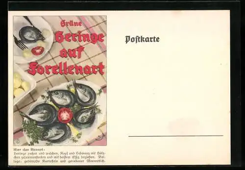 AK Rezept für Heringe auf Forellenart