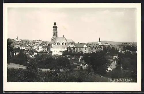 AK Kutná Hora, Kirche im Ortsbild