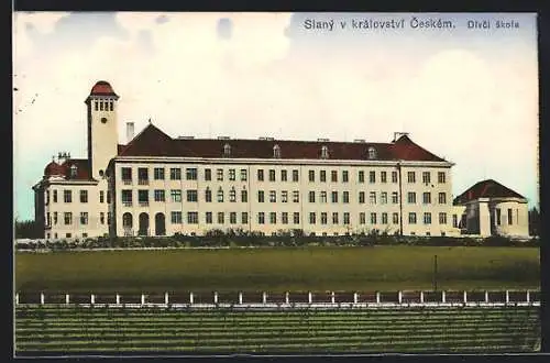 AK Slany, Slany v kralovstvi Ceskem, Divci skola