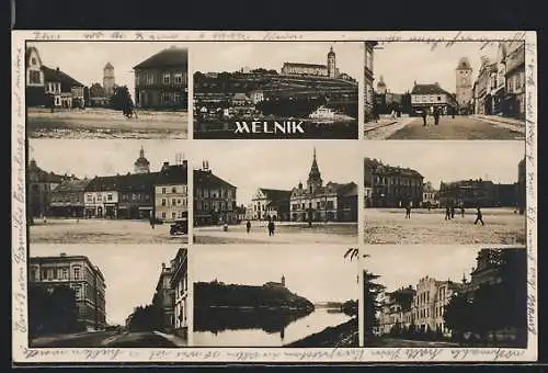 AK Melnik, Ansichten aus der Ortschaft