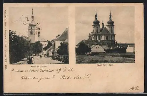 AK Stara Boleslav, Kostel sv. Václava, Kostel Panny Marie