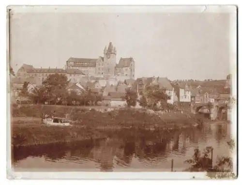 Fotografie Hermann Becker, Limburg, Ansicht Diez / Lahn, Panorama der Stadt