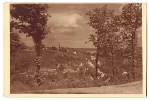 Fotografie unbekannter Fotograf, Ansicht Zehren, Blick über den Ort