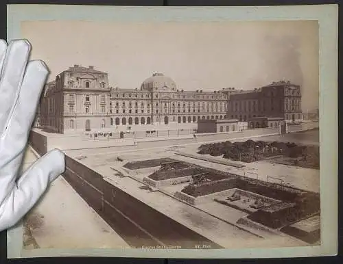 Fotografie Neurdein Freres, Paris, Ansicht Marseille, Caserne Saint-Charles, Rückseite L`Ascenseur de Notre Dame