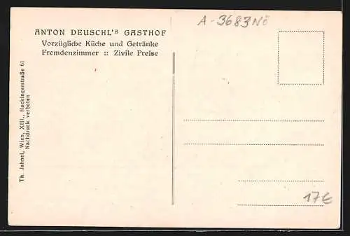 AK Altenmarkt a. d. Isper, Blick entlang der Strasse zur Kirche