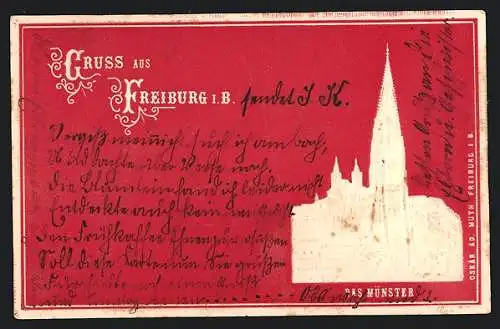 Präge-AK Freiburg i. B., Das Freiburger Münster