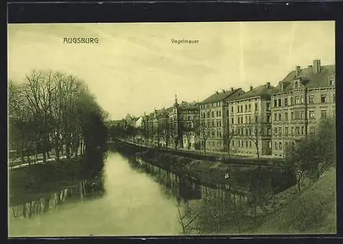 AK Augsburg, Partie an der Vogelmauer