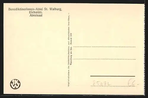 AK Eichstätt, Benediktiner-Abtei St. Walburg, Abteisaal