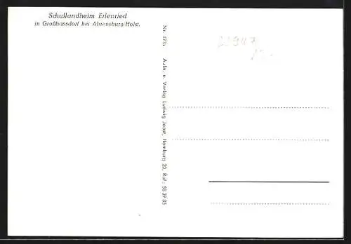 AK Grosshansdorf, Schullandheim Erlenried