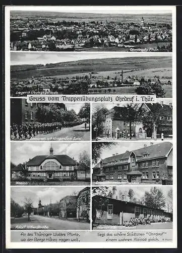 AK Ohrdruf, Truppenübungsplatz, Hauptwache, Kasino