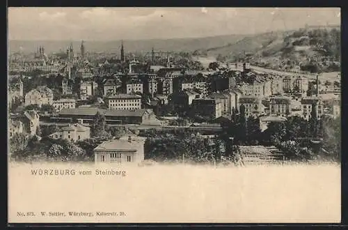 AK Würzburg, Blick vom Steinberg