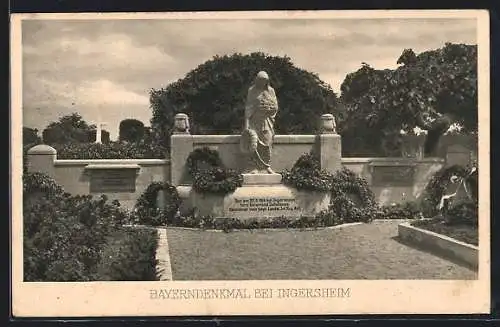 AK Ingersheim, Partie beim Bayerndenkmal