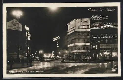 AK Berlin-Tiergarten, Cafe Josty am Potsdamer Platz