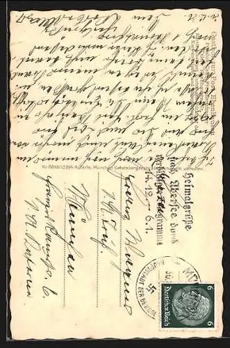 AK Ebenhausen im Isartal, Gasthof Zur Post, Kloster