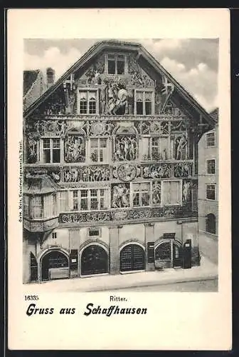 AK Schaffhausen, Haus zum Ritter