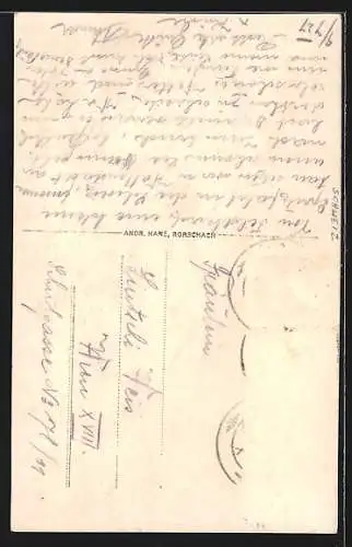 AK Buchs, Ortsansicht aus der Vogelschau