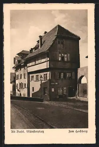 AK Basel, Zum Lochberg, Münsterplatz