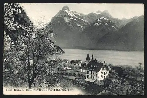 AK Sisikon, Hotel Schillerstein und Uristock