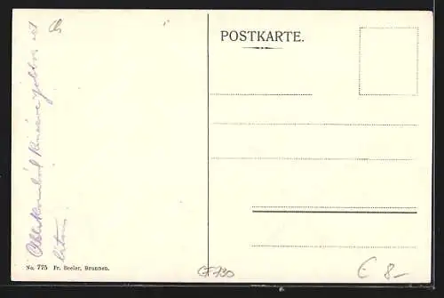 AK Andermatt, Teilansicht mit Blick auf den Bätzberg