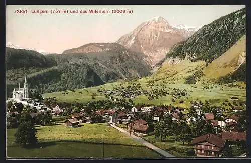 AK Lungern, Totale mit Wilerhorn