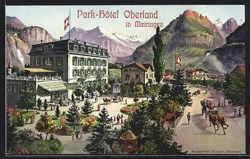 AK Meiringen, Park-Hotel Oberland