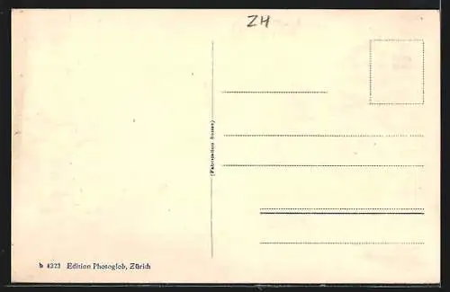 AK Männedorf, Teilansicht mit Kirche