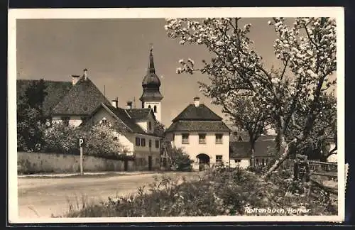 AK Rottenbuch / Ammer, Hoftor mit Strassenpartie