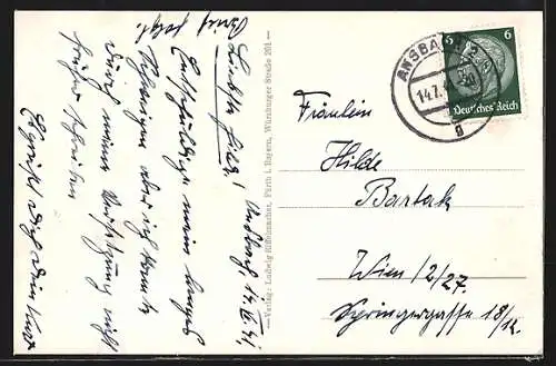 AK Ansbach, Partie am Schloss