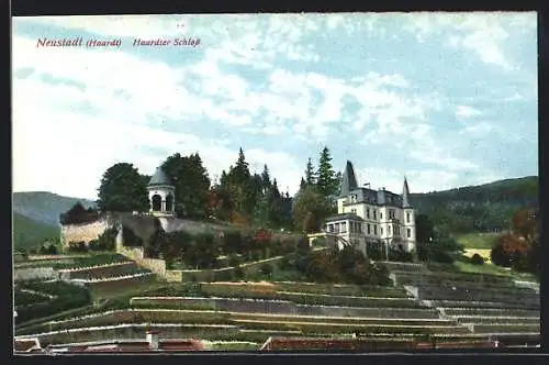 AK Neustadt /Haardt, Blick auf das Haardter Schloss