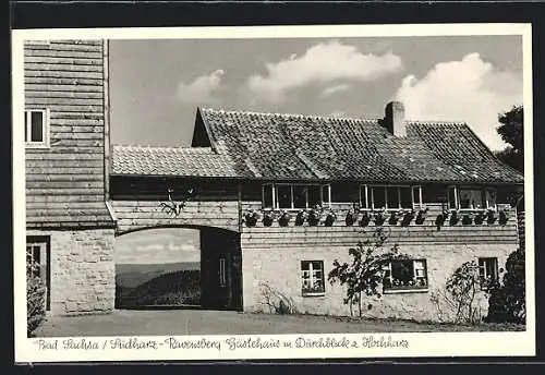 AK Bad Sachsa /Südharz, Hotel Berghof Ravensberg, Bes. Fritz Kühn