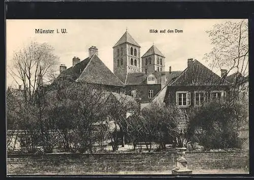 AK Münster i. W., Blick auf den Dom