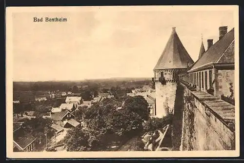 AK Bad Bentheim, Blick von der Festung