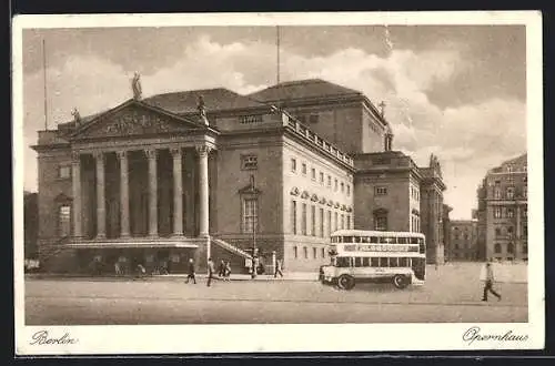 AK Berlin, Opernhaus Unter den Linden