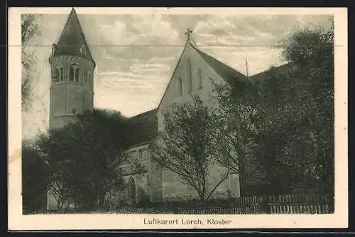 AK Lorch / Württbg., Blick auf das Kloster