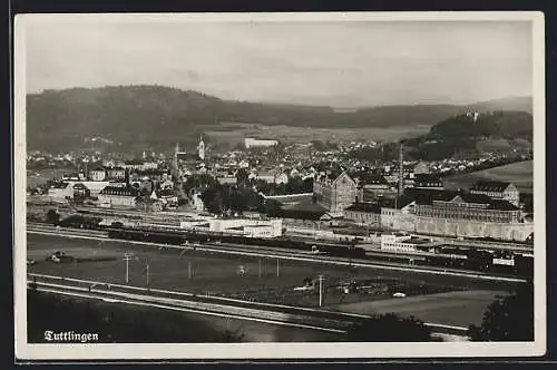 AK Tuttlingen, Totalansicht aus der Vogelschau