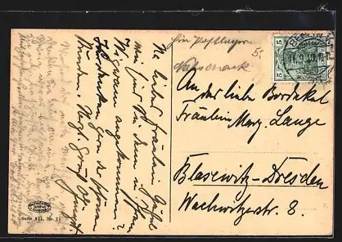 AK Berlin-Tiergarten, Frontalansicht des Reichstagsgebäudes