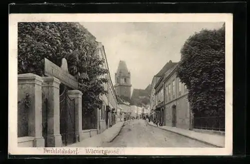 AK Perchtoldsdorf, Georg Lennels jun. K. k. Hof-Wachswarenfabrik an der Wienergasse